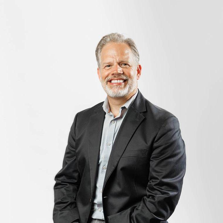 Indoor portrait of Christian Lindbeck.
