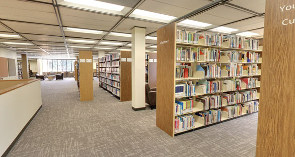 Hurst Library 2nd Floor Seating Area