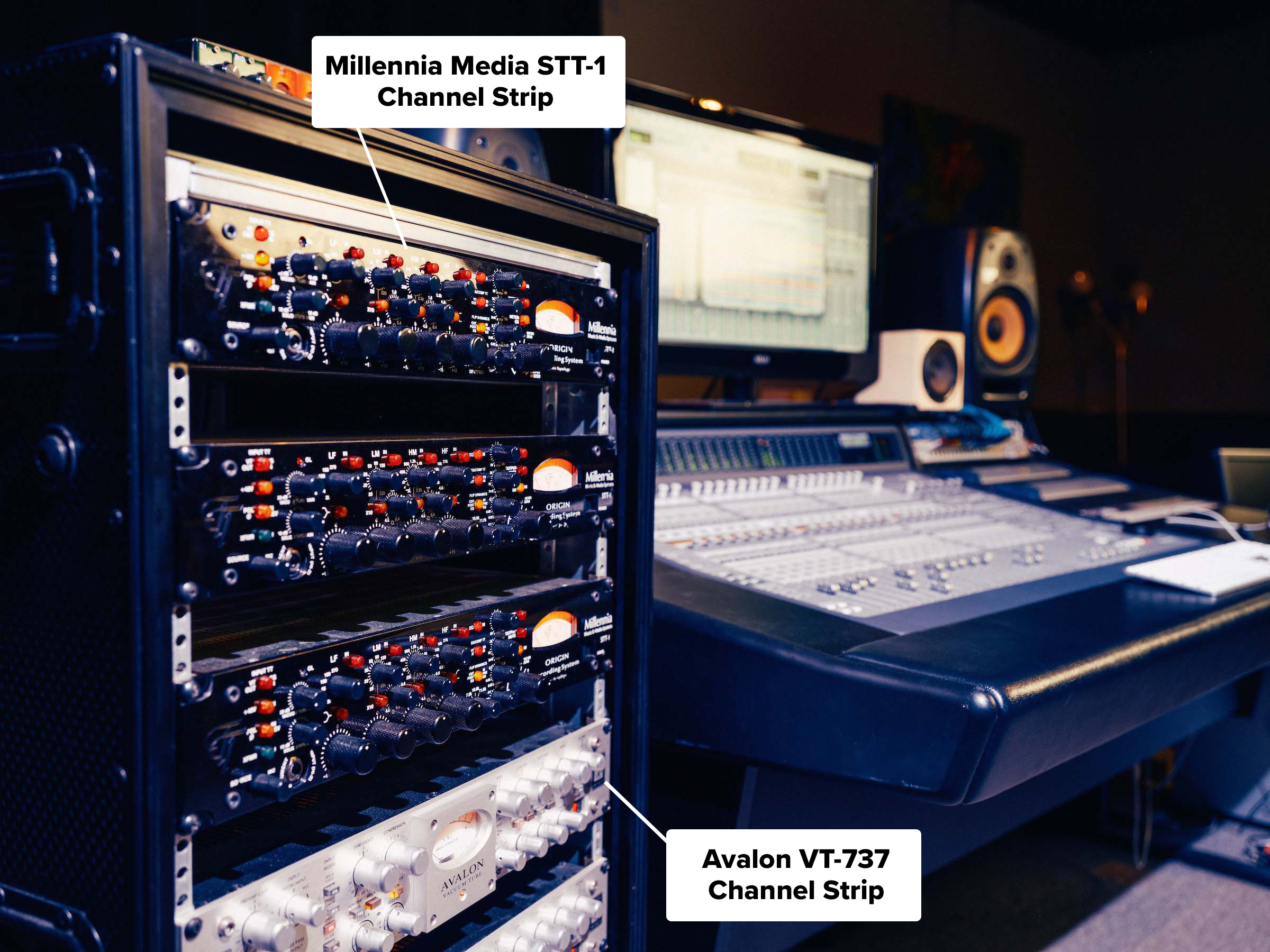 Millennia Media STT-1 Channel Strip and Avalon VT-737 Channel Strip